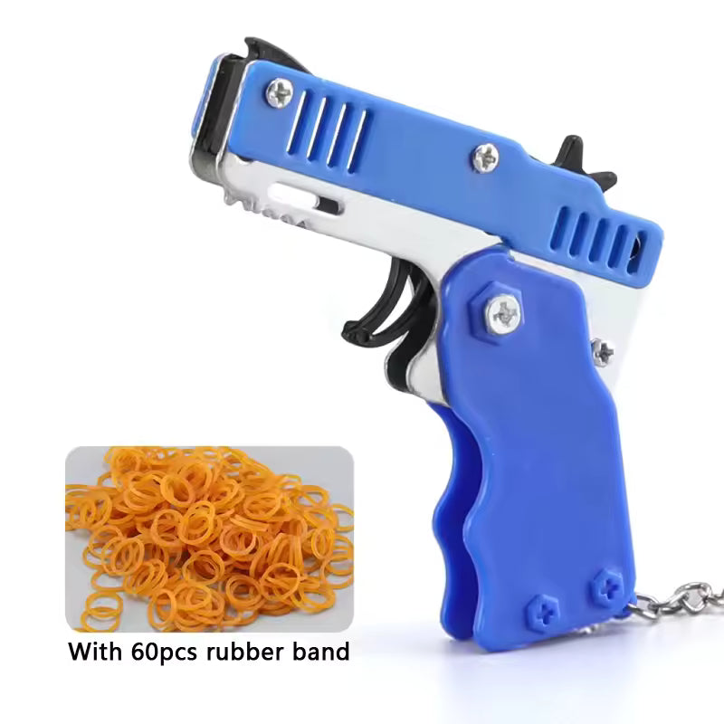 brelok do kluczy pistolet z gumką