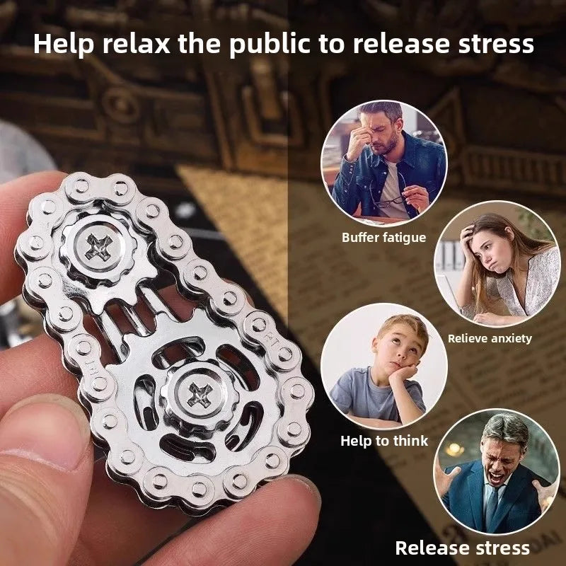 Metalowy Fidget Spinner