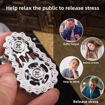Metalowy Fidget Spinner